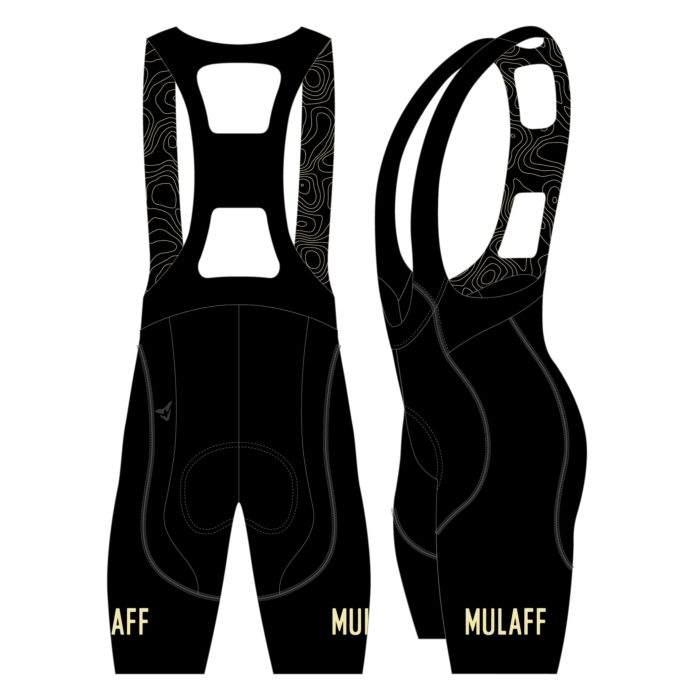 MULAFF WOMEN BIB SHORT, BLACK-CREAM
