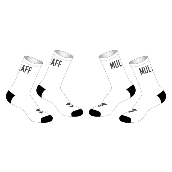 MULAFF SOCKS, WHITE WHISPER, SHORT & LONG - Image 2