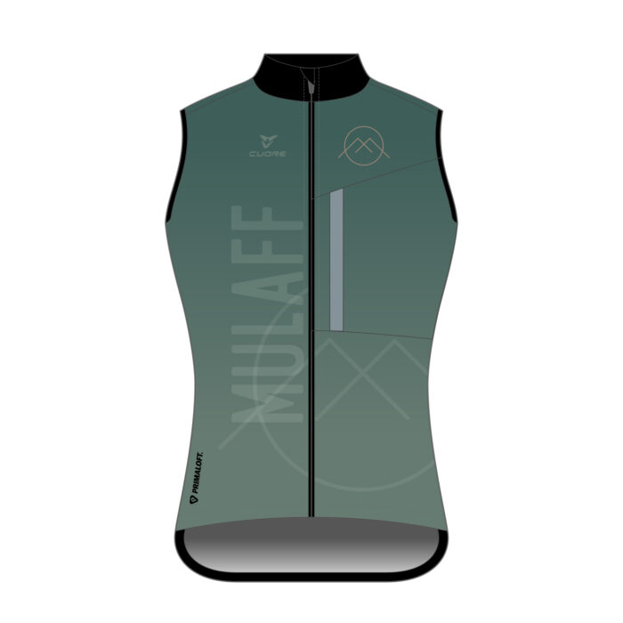 MULAFF MEN PRIMALOFT VEST, PURE GREEN