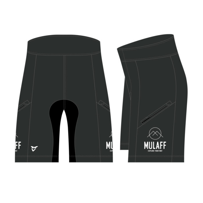 MULAFF KIDS OFFROAD SHORT, CARBON GLIDE – Image 2