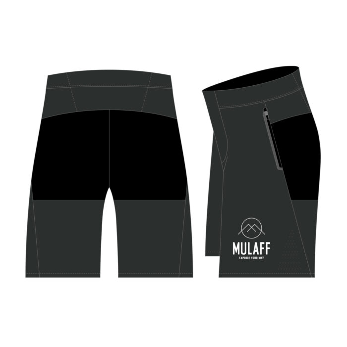 MULAFF MEN PIONEER SHORT, CARBON GLIDE - Image 2