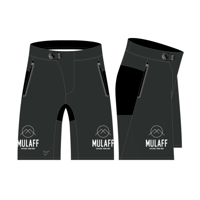 MULAFF MEN PIONEER SHORT, CARBON GLIDE