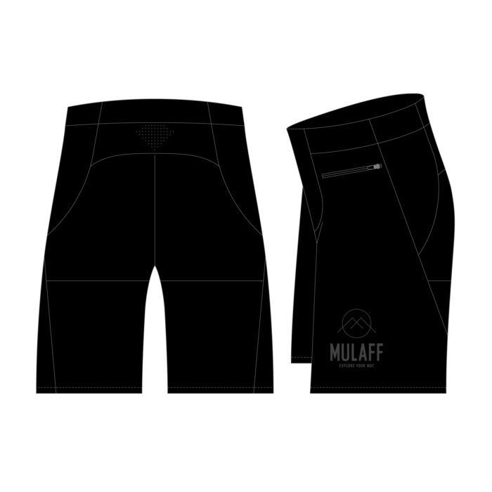 MULAFF WOMEN PIONEER SHORT, BLACK PHANTOM - Image 2