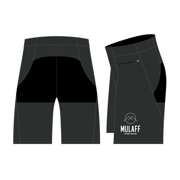 MULAFF WOMEN PIONEER SHORT, CARBON GLIDE - Image 2