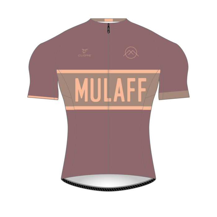 MULAFF MEN ROAD JERSEY, PURE RAISIN