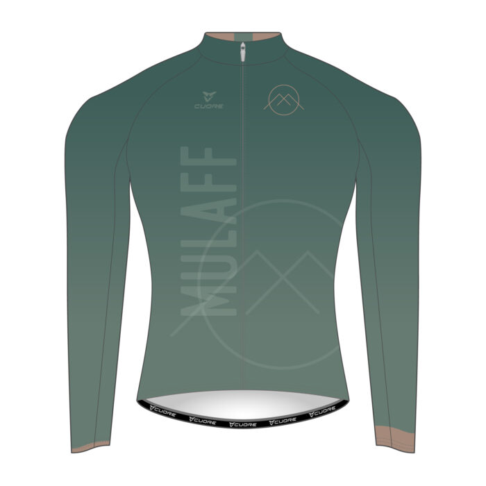 MULAFF WOMEN THERMAL JERSEY, PURE GREEN